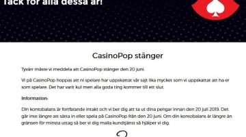 Adjö till Casinopop faktura!